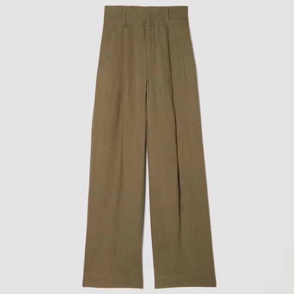 NWT Everlane The Linen Way-High® Drape Pant in Kalamata Size 2 NEW SOLD OUT - Picture 5 of 5